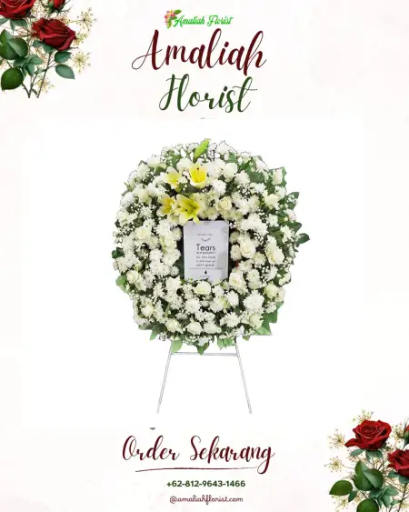 Krans Bunga Duka Amis